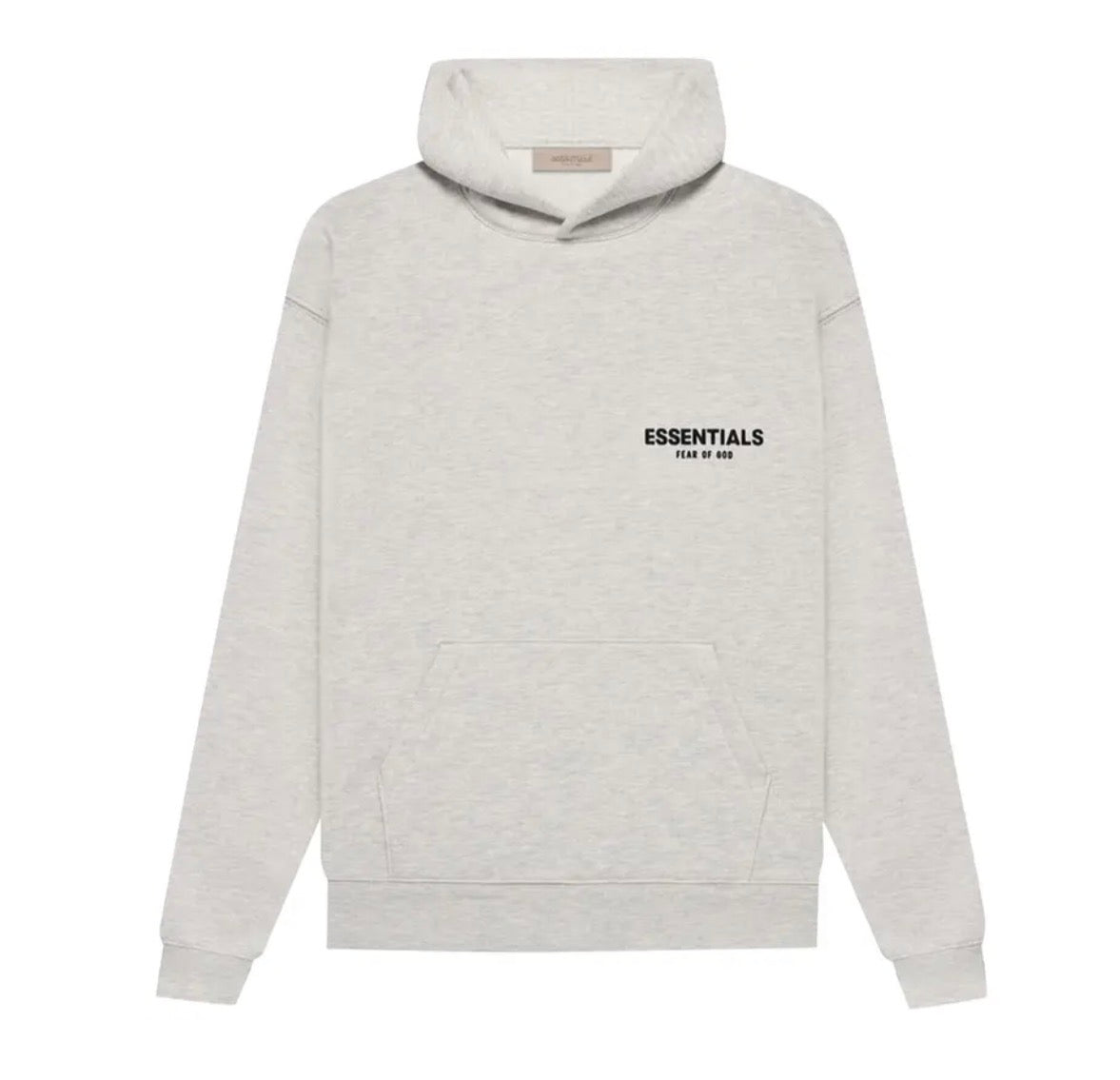 Essentials Hoodie Light Oatmeal “Grey” Medium